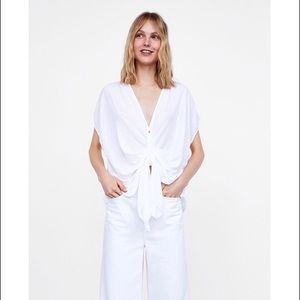White Zara Top